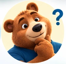 Tota curioso com um ponto de interrogação